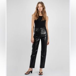 AGOLDE 90S‎ RECYCLED LEATHER PANTS M2